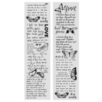Scrapbooking műanyag Washi szalagok - Love, A