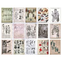 Scrapbooking dekoratív papír blokkban - B típus, 60 db