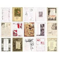 Scrapbooking dekoratív papír blokkban - Típus M, 60 darab