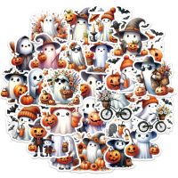 Scrapbooking matricák szellemekkel és halloween-napi témákkal - Halloween, 50 darab