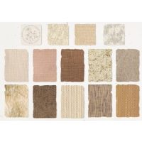 Scrapbooking vintage dombornyomott papír - Minta 2, 28 db