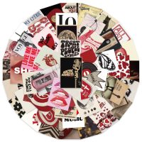 Scrapbooking retro matricák - Lányos matricák, 50 db