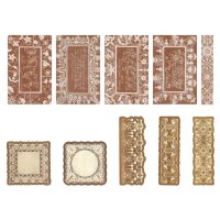 Scrapbooking vintage dekoratív papír - Minta F, 30 lap