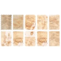 Scrapbooking nagy csipkés dekoratív papírok - 10 darab, minta F