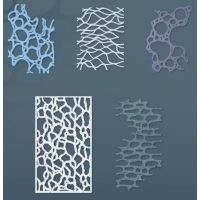 Scrapbooking textúrált dekoratív papír - 10 darab, minta C