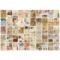 Scrapbooking blokk díszes papírokhoz mintákkal - 100 lap, minta E