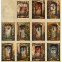 Scrapbooking blokk dekoratív papír - Őszi levelek, 20 db