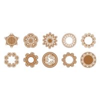 Scrapbooking dekoratív papír - 10 db, B minta