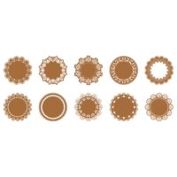 Scrapbooking dekoratív papír - 10 db, F minta