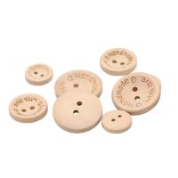 Scrapbooking kézzel készült szeretettel gombok - M méret, 100 db