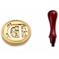 Scrapbooking pecsétnyomó rúd fogantyúval - Minta D