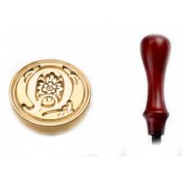 Scrapbooking pecsétnyomó s rukojetím - Minta Q