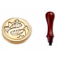 Scrapbooking pecsétnyomó s rukojetím - Minta S