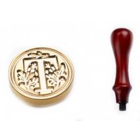 Scrapbooking pecsétnyomó s rukojetím - Minta T