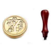 Scrapbooking pecsétnyomó s rukojetím - Minta Y