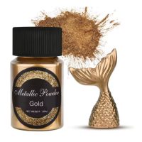 Scrapbooking fémes pigment - Rózsaszín arany, 20 ml