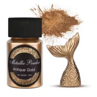 Scrapbooking fémfényű pigment - Antik arany, 20 ml