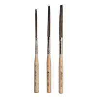 Scrapbooking professzionális ecsetkészlet részletes festéshez - 3 darab