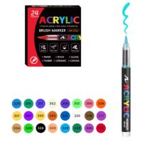 Scrapbooking akril filcek - 24 szín