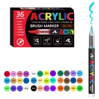 Scrapbooking akril filcek - 36 szín