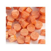 Scrapbooking gyöngyház pecsétviasz - Narancs A7, 100 darab