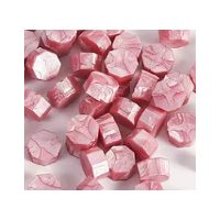 Scrapbooking gyöngyház pecsétviasz - Rózsaszín-fehér A10, 100 darab