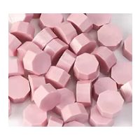 Scrapbooking gyöngyház pecsétviasz - Pasztell világos rózsaszín B2, 100 darab