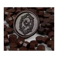 Scrapbooking gyöngyölő viasz - Sötétbarna D5, 100 db