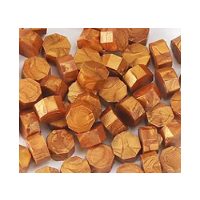 Scrapbooking gyöngyölő viasz - Sötét arany D6, 100 db