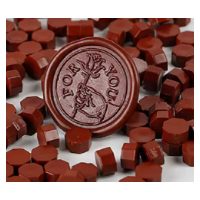 Scrapbooking gyöngyölő viasz - Burgundy D7, 100 db