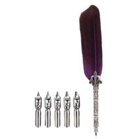 Scrapbooking készlet íróeszközhöz és cserehegyek - Barna