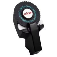 Scrapbooking címkéző lyukasztó kiegészítőkkel - Fekete, három szalag fehér, arany és fekete