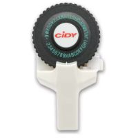 Scrapbooking címkéző lyukasztó kiegészítőkkel - Fehér, két szalag