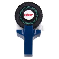 Scrapbooking címkéző bélyegző tartozékkal - Sötétkék, két szalag