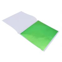 Scrapbooking fólia lapok - 100 darab, zöld