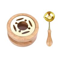 Scrapbooking készlet viasz olvasztásához - Bézs