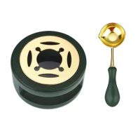 Scrapbooking készlet viasz olvasztásához - Zöld