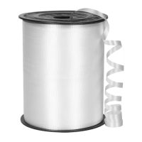 Scrapbooking vékony szalag - Fehér, 230 méter