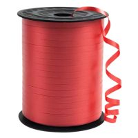 Scrapbooking vékony szalag - Piros, 230 méter