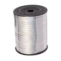 Scrapbooking csillogó szalag - Ezüst, 460 méter