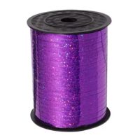 Scrapbooking csillogó szalag - Sötétlila, 460 méter
