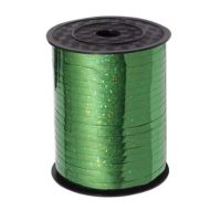 Scrapbooking vékony csillogó szalag - Zöld, 460 méter