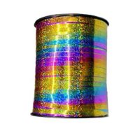 Scrapbooking vékony csillogó szalag - Szivárvány, 460 méter