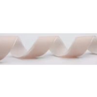 Scrapbooking széles bársonyszalag - Világos rózsaszín, V005