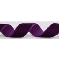 Scrapbooking széles bársonyos szalag - Lila, V035