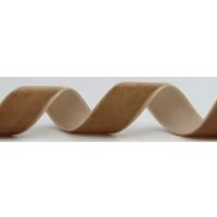 Scrapbooking széles bársonyos szalag - Bézs, V042