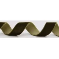 Scrapbooking széles bársonyos szalag - Sötét zöld, V110