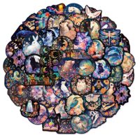 Scrapbooking matricák - Mágikus állatok, 50 db