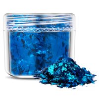 Scrapbooking dekoratív betétek fémből - Sötétkék, JB01