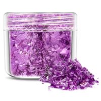 Scrapbooking dekoratív betétek fémből - Világos lila, JB05